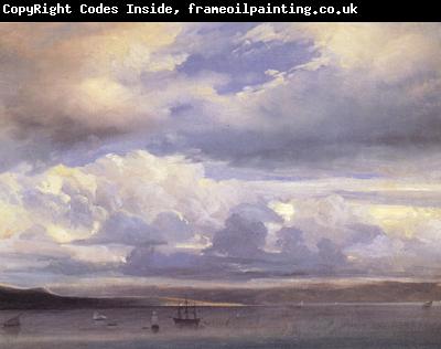 Johann Jakob Ulrich Clouds over the Sea (nn02)
